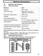 Preview for 37 page of AUDIOLINE Sprint 100 Operating Instructions Manual