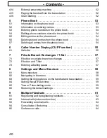 Preview for 40 page of AUDIOLINE Sprint 100 Operating Instructions Manual