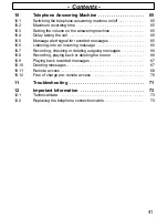 Preview for 41 page of AUDIOLINE Sprint 100 Operating Instructions Manual