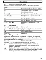 Preview for 49 page of AUDIOLINE Sprint 100 Operating Instructions Manual