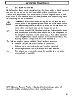 Preview for 61 page of AUDIOLINE Sprint 100 Operating Instructions Manual