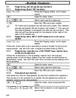 Preview for 62 page of AUDIOLINE Sprint 100 Operating Instructions Manual