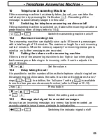 Preview for 65 page of AUDIOLINE Sprint 100 Operating Instructions Manual