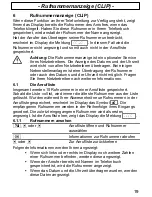 Предварительный просмотр 19 страницы AUDIOLINE SPRINT182 Operating Instructions Manual