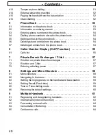 Предварительный просмотр 40 страницы AUDIOLINE SPRINT182 Operating Instructions Manual