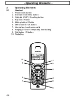 Предварительный просмотр 44 страницы AUDIOLINE SPRINT182 Operating Instructions Manual