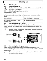 Предварительный просмотр 46 страницы AUDIOLINE SPRINT182 Operating Instructions Manual