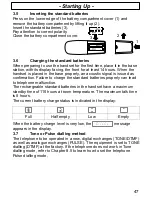 Предварительный просмотр 47 страницы AUDIOLINE SPRINT182 Operating Instructions Manual