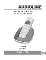 Предварительный просмотр 1 страницы AUDIOLINE Switch 20x Operating Instructions Manual