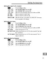 Предварительный просмотр 23 страницы AUDIOLINE Switch 20x Operating Instructions Manual