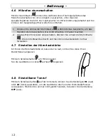 Preview for 12 page of AUDIOLINE TAB938 Operating Instructions Manual