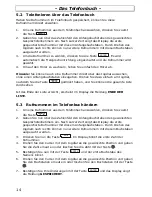 Preview for 14 page of AUDIOLINE TAB938 Operating Instructions Manual