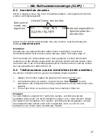 Preview for 17 page of AUDIOLINE TAB938 Operating Instructions Manual