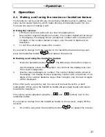 Preview for 37 page of AUDIOLINE TAB938 Operating Instructions Manual