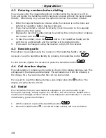 Preview for 38 page of AUDIOLINE TAB938 Operating Instructions Manual