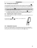 Preview for 39 page of AUDIOLINE TAB938 Operating Instructions Manual