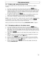 Preview for 41 page of AUDIOLINE TAB938 Operating Instructions Manual