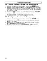 Preview for 42 page of AUDIOLINE TAB938 Operating Instructions Manual