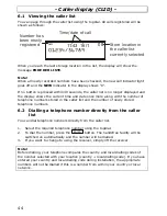 Preview for 44 page of AUDIOLINE TAB938 Operating Instructions Manual