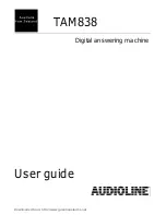 Предварительный просмотр 1 страницы AUDIOLINE TAM-838 User Manual