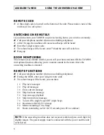 Preview for 8 page of AUDIOLINE TAM-838 User Manual