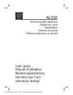 Preview for 1 page of AUDIOLINE Tangent 502 User Manual