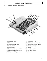 Preview for 19 page of AUDIOLINE TEL 48 Extra Plus Operating Instructions Manual