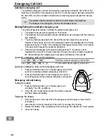 Preview for 38 page of AUDIOLINE TEL 50 SOS Operating Instructions Manual