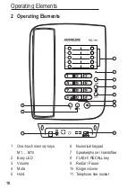 Preview for 20 page of AUDIOLINE TEL119 Operating Instructions Manual