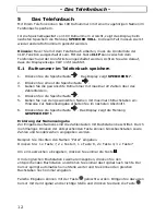 Preview for 12 page of AUDIOLINE TEL38CLIP Operating Instructions Manual