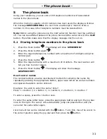 Preview for 33 page of AUDIOLINE TEL38CLIP Operating Instructions Manual