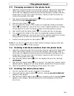 Preview for 35 page of AUDIOLINE TEL38CLIP Operating Instructions Manual