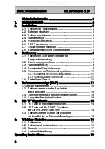 Preview for 2 page of AUDIOLINE TEL39G CLIP Operating Instructions Manual