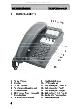 Preview for 4 page of AUDIOLINE TEL39G CLIP Operating Instructions Manual