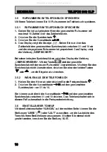 Preview for 10 page of AUDIOLINE TEL39G CLIP Operating Instructions Manual