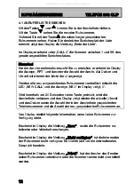 Preview for 12 page of AUDIOLINE TEL39G CLIP Operating Instructions Manual