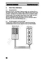 Preview for 16 page of AUDIOLINE TEL39G CLIP Operating Instructions Manual