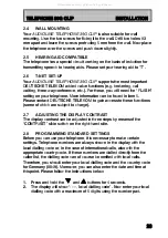 Preview for 23 page of AUDIOLINE TEL39G CLIP Operating Instructions Manual