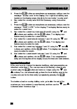 Preview for 24 page of AUDIOLINE TEL39G CLIP Operating Instructions Manual