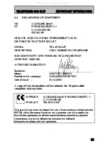 Preview for 35 page of AUDIOLINE TEL39G CLIP Operating Instructions Manual