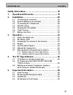 Предварительный просмотр 2 страницы AUDIOLINE TEL48G Operating Instructions Manual