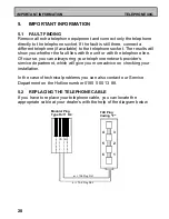 Предварительный просмотр 13 страницы AUDIOLINE TEL48G Operating Instructions Manual