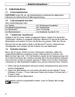 Preview for 8 page of AUDIOLINE TEL68 Operating Instructions Manual