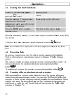 Preview for 48 page of AUDIOLINE TEL68 Operating Instructions Manual