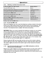 Preview for 53 page of AUDIOLINE TEL68 Operating Instructions Manual