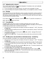 Preview for 44 page of AUDIOLINE TERMINAL 2 Operating Instructions Manual