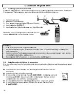 Preview for 16 page of AUDIOLINE VR500 Operating Instructions Manual