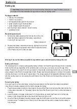 Preview for 21 page of AUDIOLINE Watch & Care V160 Operating Instructions Manual