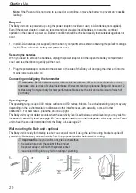 Preview for 22 page of AUDIOLINE Watch & Care V160 Operating Instructions Manual