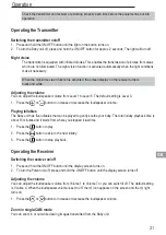 Preview for 23 page of AUDIOLINE Watch & Care V160 Operating Instructions Manual